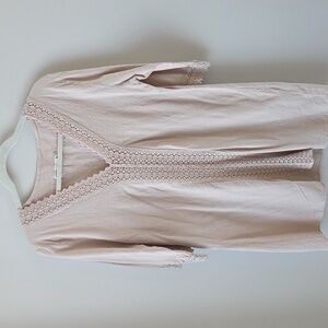 Seaspice‎ Resort Wear Swim Coverup Womens Size Small Beige Peruvian Cotton